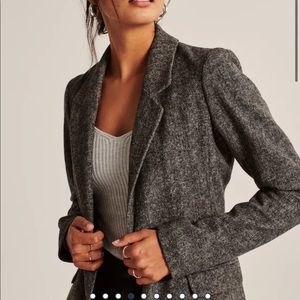Abercrombie & Fitch Wool blend blazer coat